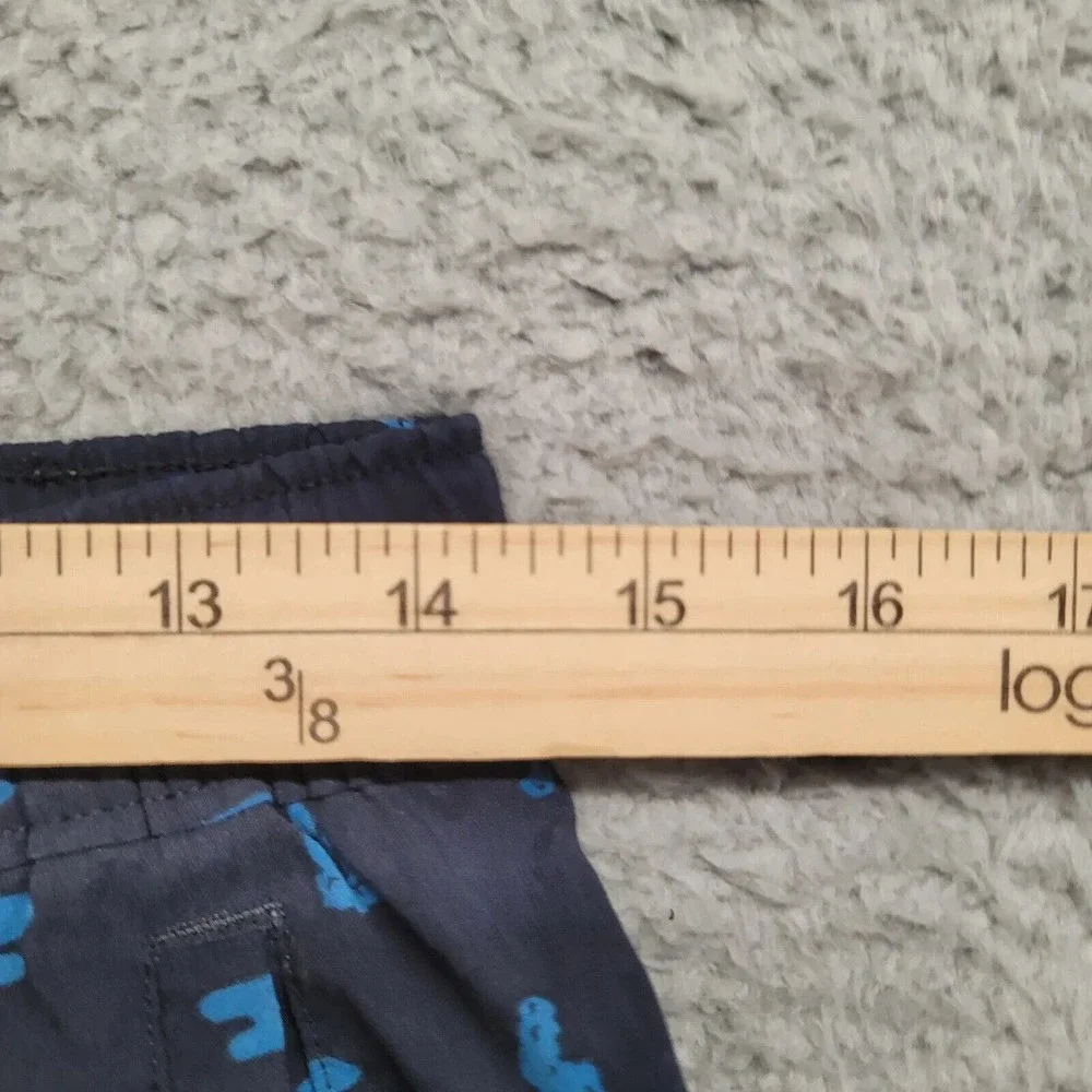 The North Face Shorts Mens Small Blue Outdoors All‎ Over Print Belted Stretch